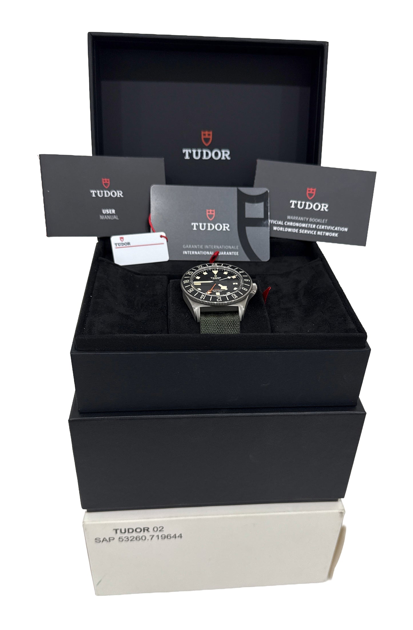 JUNE 2025 PAPERS Tudor Pelagos FXD Black GMT Titanium 2542G247NU 42mm BOX