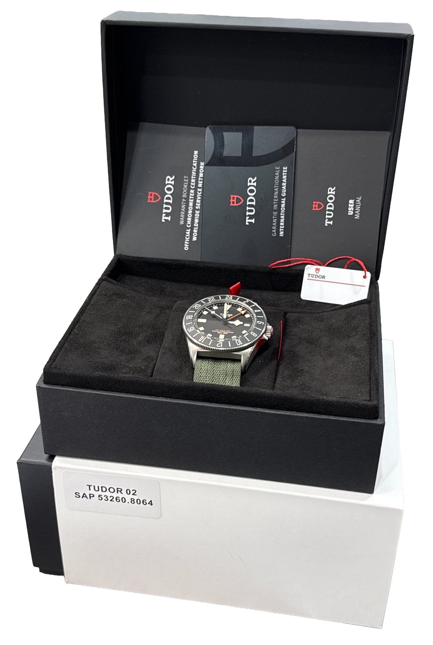 NEW 2025 PAPERS Tudor Pelagos FXD GMT Black Titanium Watch 2542G247NU 42mm BOX