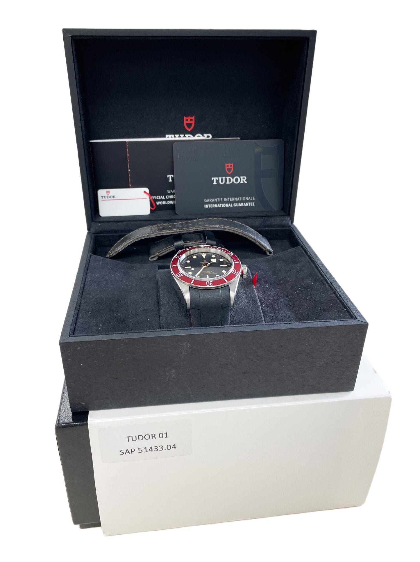 2022 Tudor Black Bay Heritage 79230 R Stainless Steel Red 41mm PAPERS Watch B+P