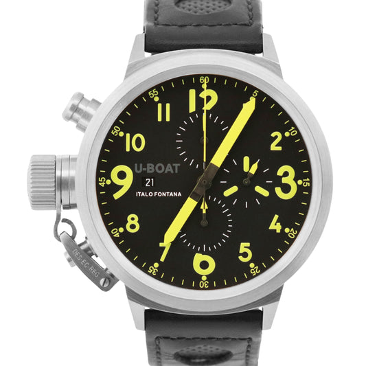 U-Boat Italo Fontana Acciaio FLIGHTDECK Steel Automatic 50mm U-7750/50 Watch BOX