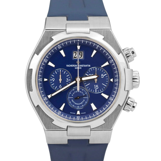 Vacheron Constantin Overseas Chronograph BLUE Stainless Steel Rubber 42mm 49150