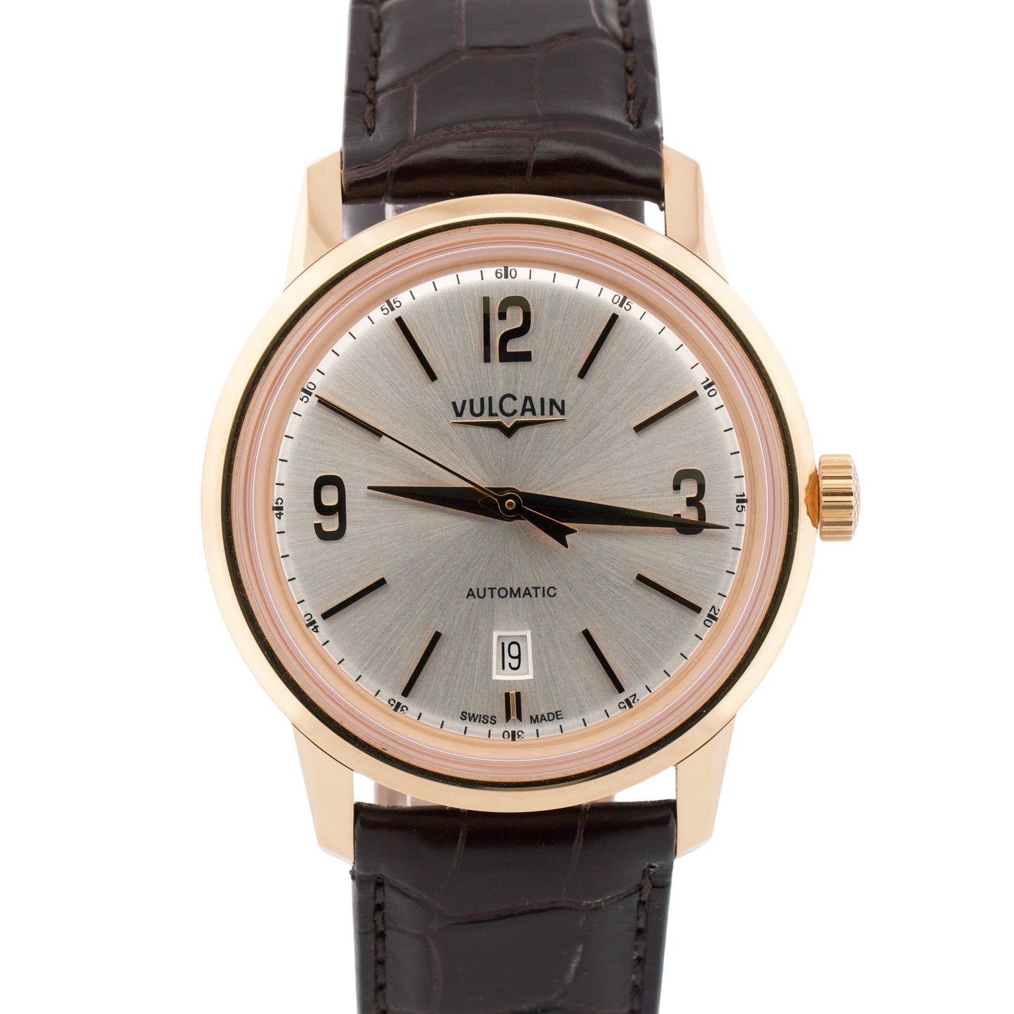 2021 PAPERS Valcain 50's President Classic 42mm SILVER 18K Gold 560556.307L BOX