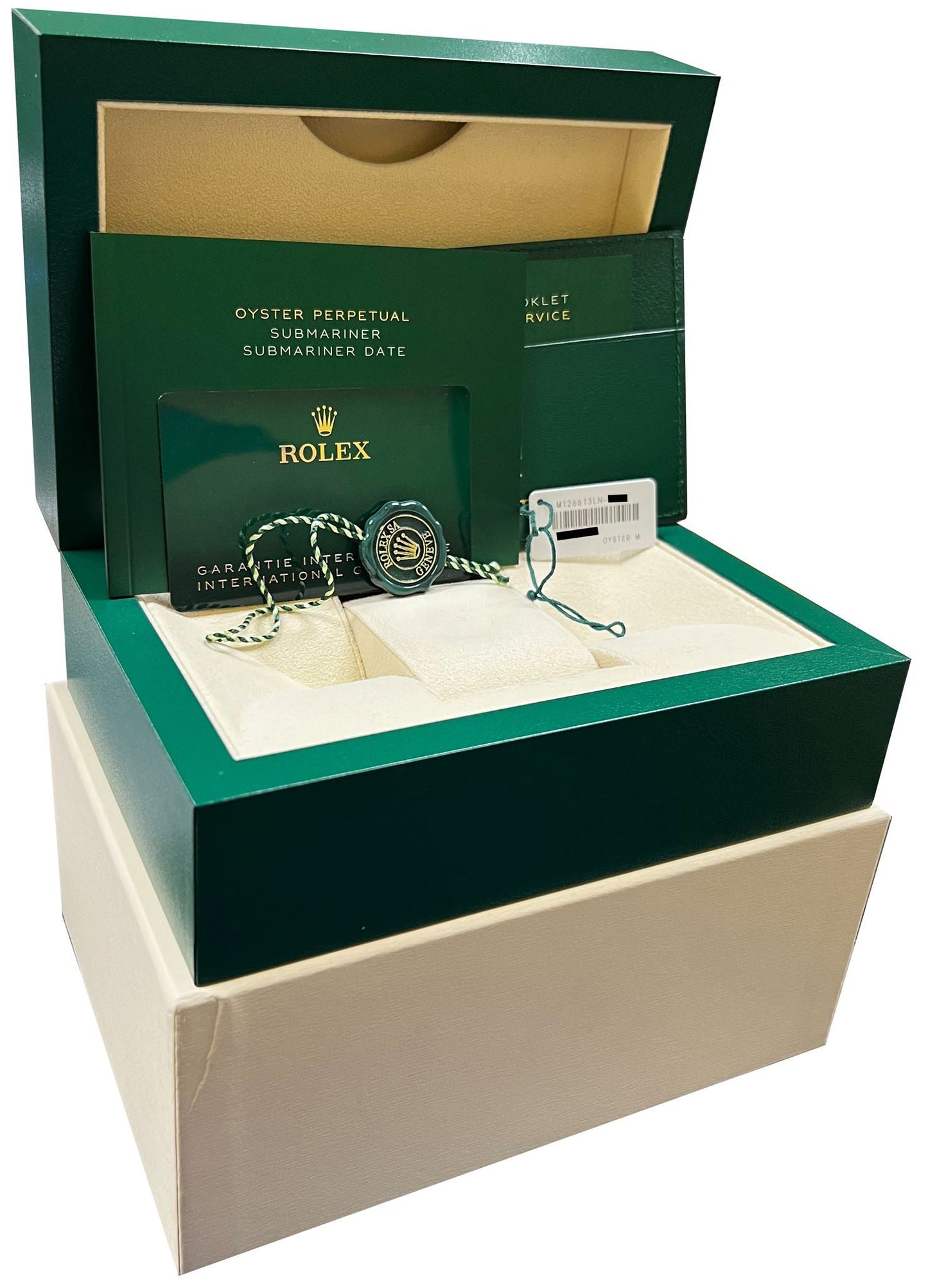 Rolex Submariner Date PAPERS 41mm Two-Tone Yellow Gold Steel Blue 126613 LB B+P