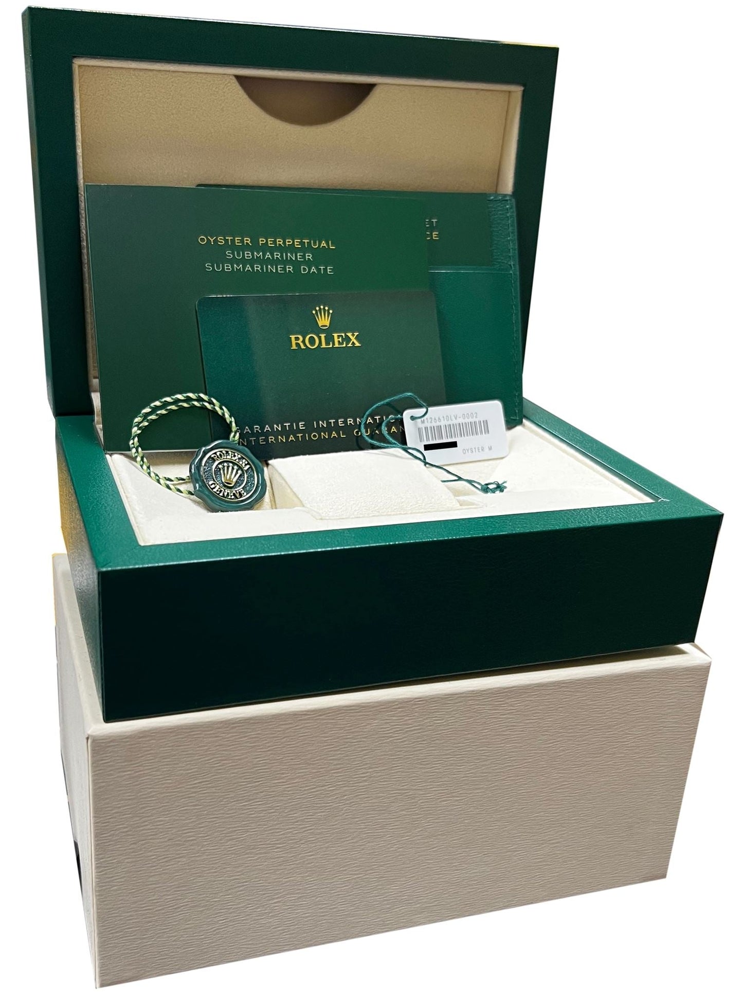 MINT Rolex Submariner Date GREEN KERMIT Ceramic Stainless 41mm Watch 126610 LV