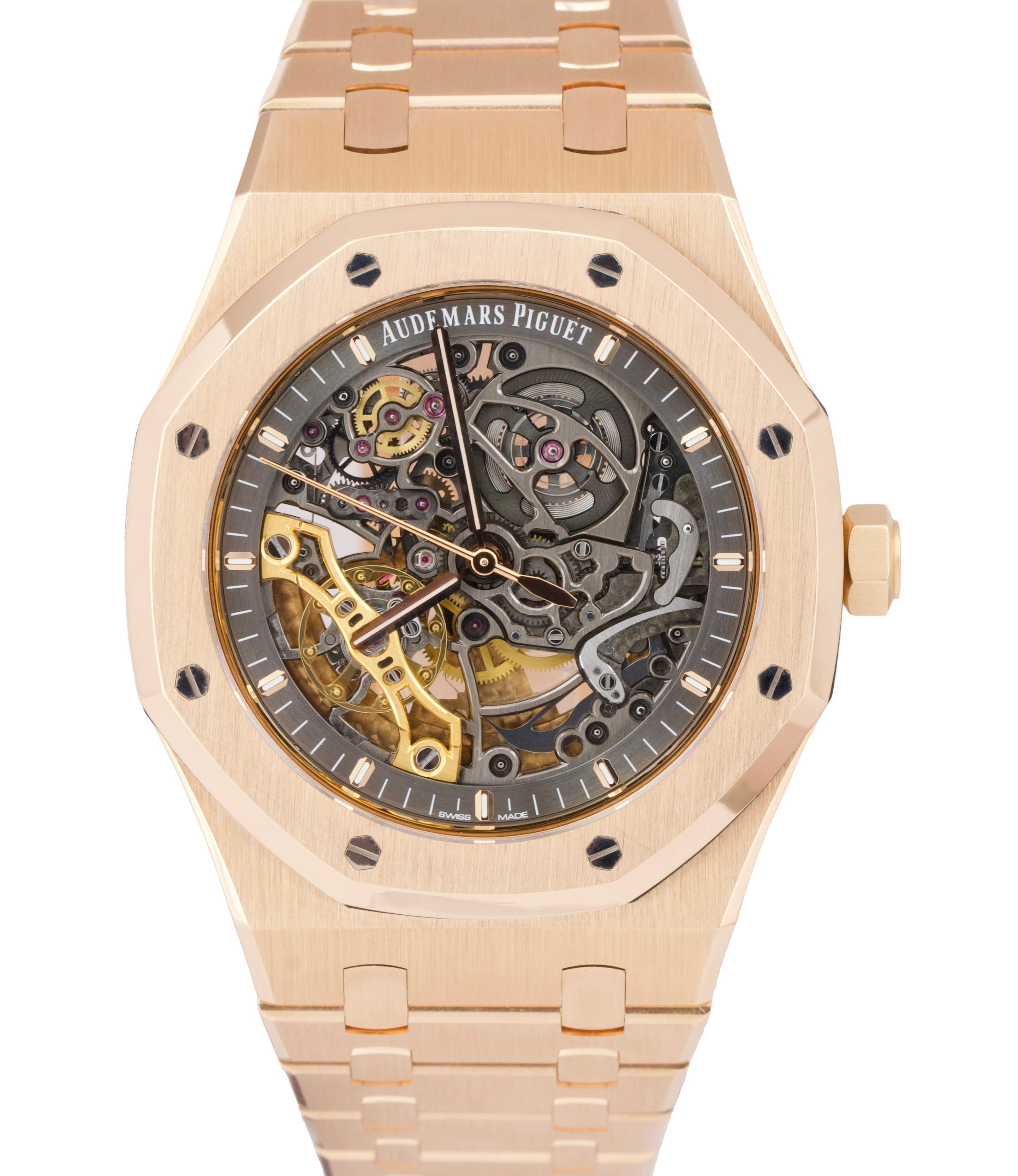 Audemars Piguet Skeleton Royal Oak 15407OR 41MM With Rose Gold Bracele -  OMI Jewelry