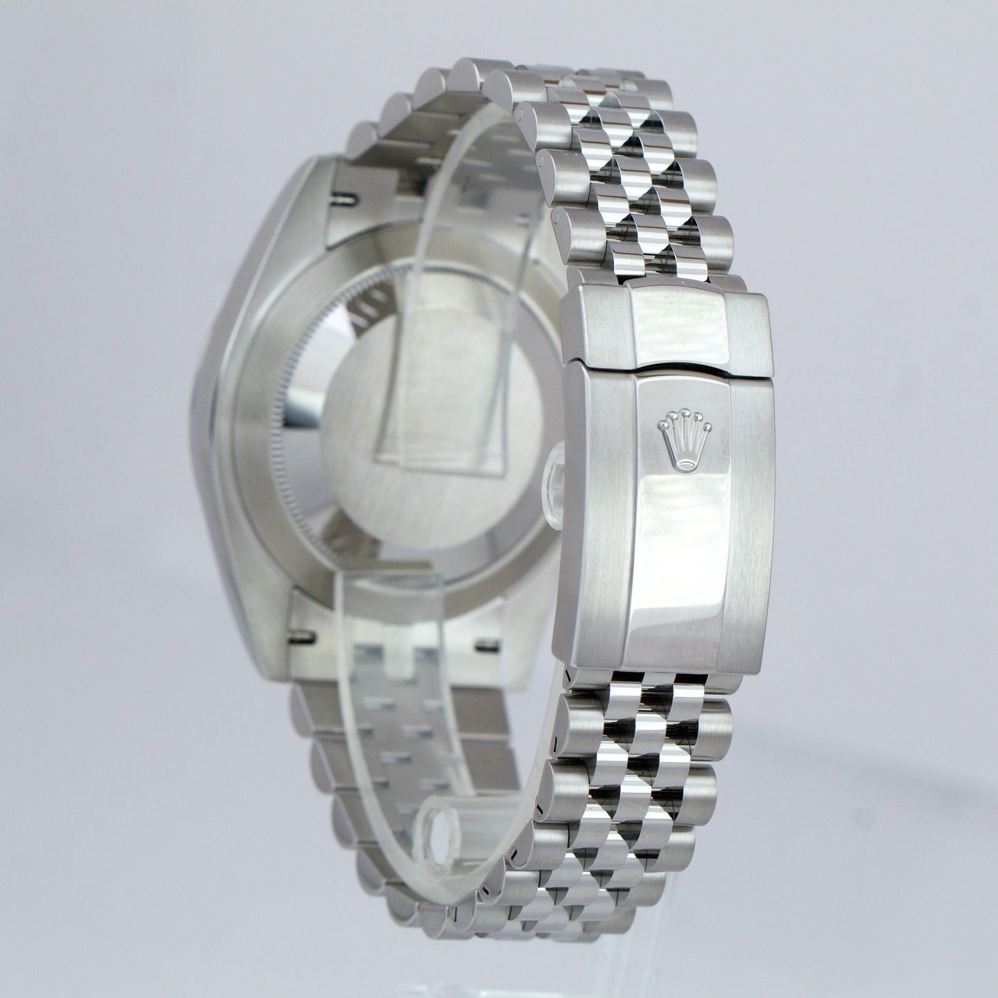 MINT PAPERS Rolex DateJust 41 RHODIUM Stainless Steel JUBILEE 41mm 126300 BOX