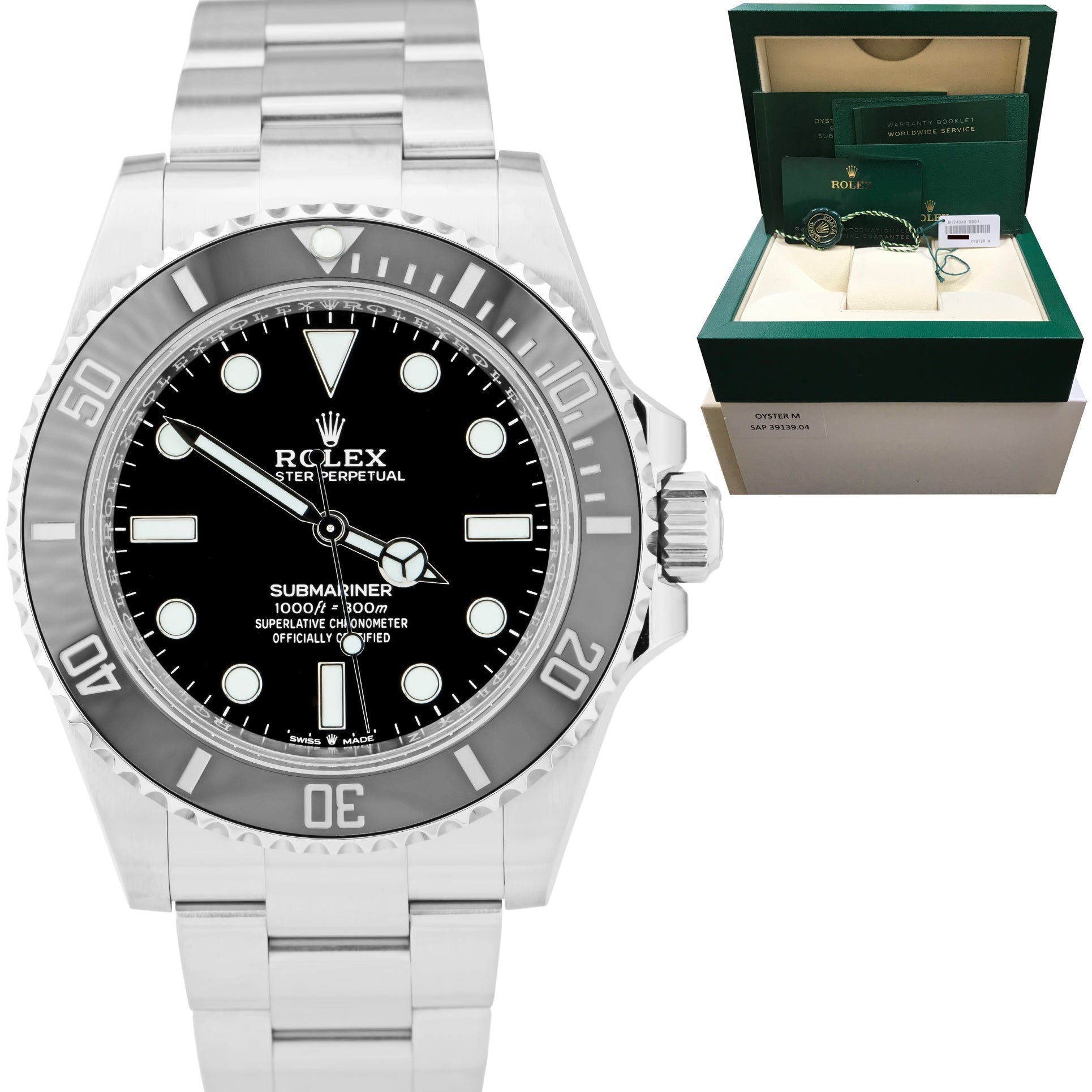 Rolex Submariner No Date 41mm - 124060 Black Dial - 2023