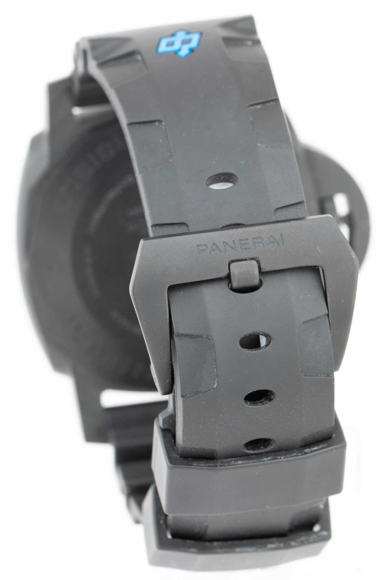 Panerai Submersible PAM 1616 Carbotech Carbon 47mm Black Blue Watch PAM01616 B+P