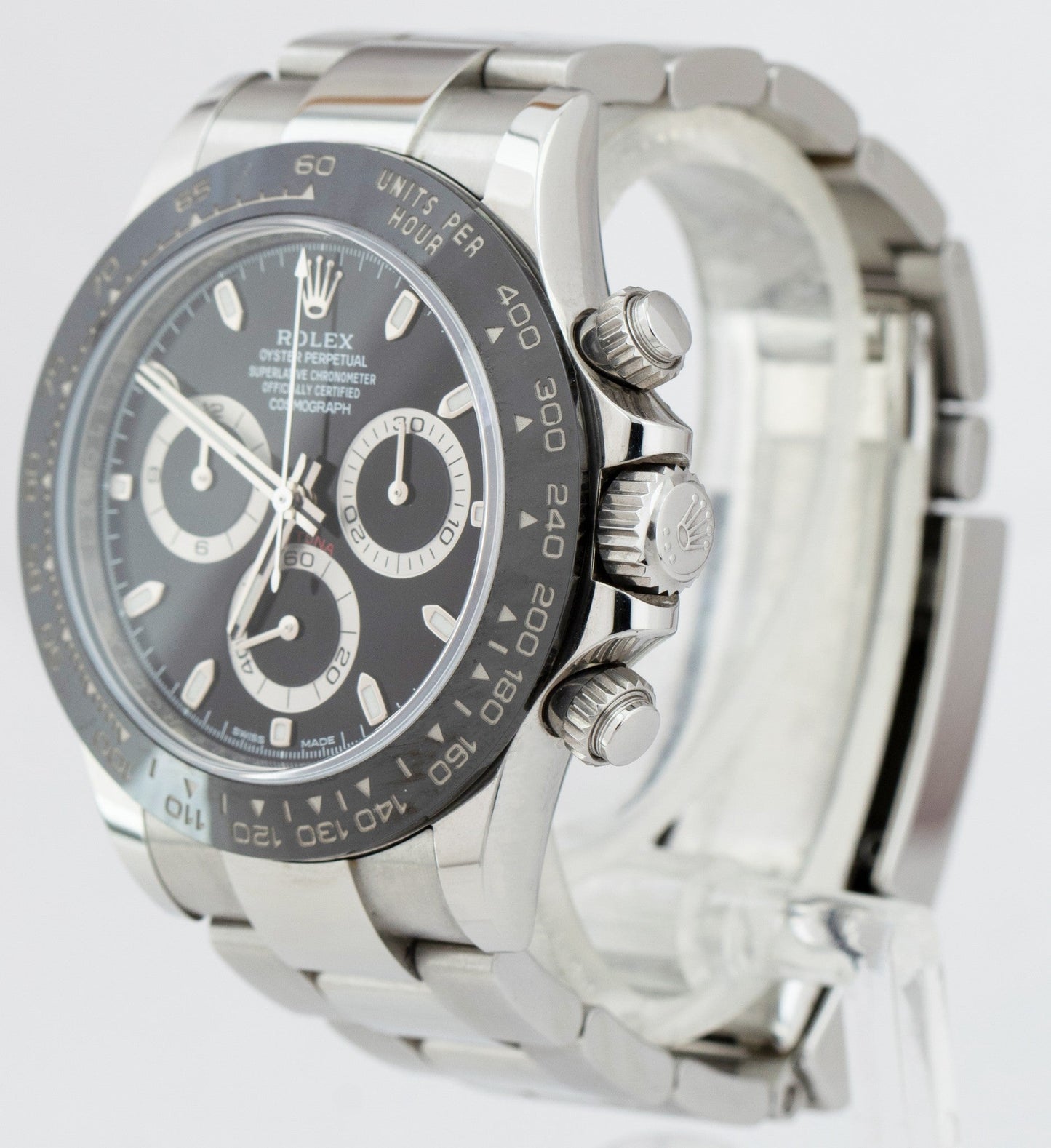 2022 Rolex Daytona Cosmograph Black Steel Chronograph Watch 116500 LN BOX CARD