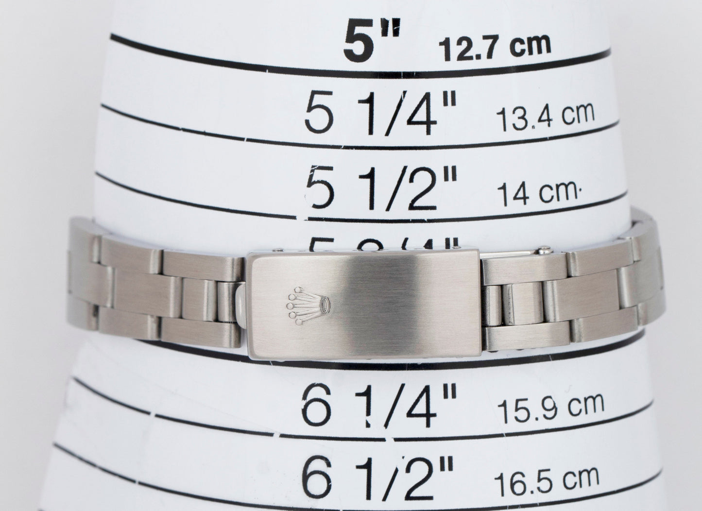 Rolex Oyster Perpetual SILVER DIAL 24mm Stainless Steel NO-HOLES Watch 76080