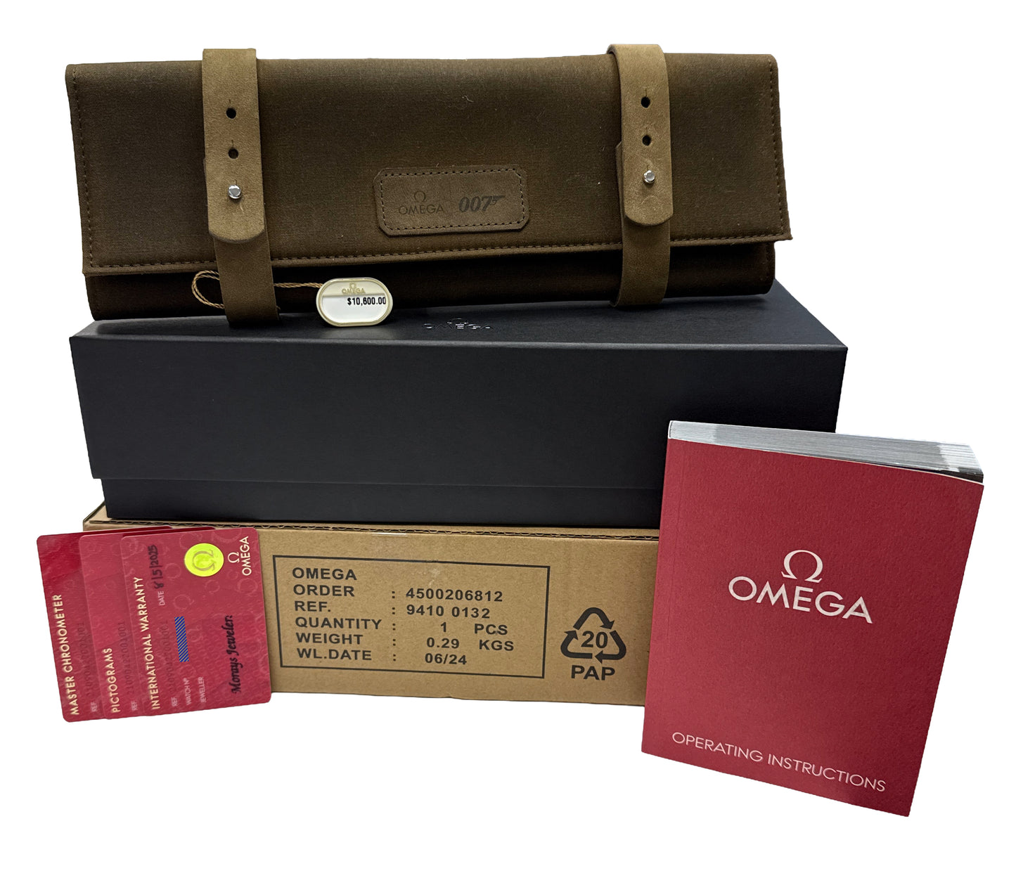 NEW 2025 PAPERS Omega Seamaster NO TIME TO DIE 42mm Titanium 210.90.42.20.01.001