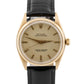 1961 Rolex Oyster Perpetual 1002 14K Yellow Gold Smooth 34mm Leather Watch