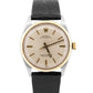 VINTAGE 1968 Rolex Oyster Perpetual SILVER 18K Yellow Gold Automatic 34mm 1003