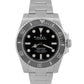 PAPERS Rolex Submariner No-Date Steel 40mm BLACK Ceramic Steel Watch 114060 BOX