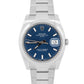 2020 PAPERS Rolex Oyster Perpetual Date Steel BLUE Smooth 34mm 115200 Watch BOX