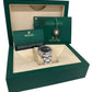 2020 PAPERS Rolex Oyster Perpetual Date Steel BLUE Smooth 34mm 115200 Watch BOX