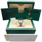 2021 PAPERS Rolex Oyster Perpetual Date SILVER DIAMOND 34mm OYSTER 115234 BOX