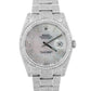 Rolex DateJust 36 PAVE MOP DIAMOND ROMAN Stainless Oyster 36mm Watch 116200