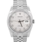 Rolex DateJust SILVER JUBILEE DIAMOND 36mm 18K White Gold Steel 116234 Watch
