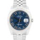 2006 PAPERS Rolex DateJust 36mm BLUE ROMAN 18K Gold Steel JUBILEE 18K 116234 BOX