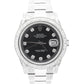 Rolex DateJust II 41mm BLACK DIAMOND Stainless Steel Oyster Date 116300 Watch