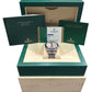 2008 Rolex DateJust II 116300 41mm Silver Arabic Steel Oyster Watch Box Papers