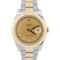 Rolex Datejust II CHAMPAGNE DIAMOND 18K Yellow Gold Steel OYSTER 41mm 116333