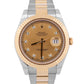 2016 PAPERS Rolex Datejust II CHAMPAGNE DIAMOND Steel 18K OYSTER 41mm 116333 BOX