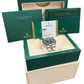2015 Rolex DateJust II 116334 Matte Black Roman Steel 18K Fluted 41mm Box Papers