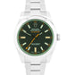 Rolex Milgauss BLACK Orange Steel Green Crystal 40mm Smooth Oyster 116400 GV