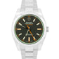 NEW 2021 PAPERS Rolex Milgauss BLACK Green 40mm Stainless Steel 116400 GV BOX