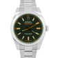 Rolex Milgauss 116400 GV Black Green Stainless Steel 40mm Oyster Automatic Watch