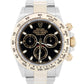 Rolex Daytona Cosmograph BLACK Two-Tone 18K Yellow Gold Stainless Steel 116503