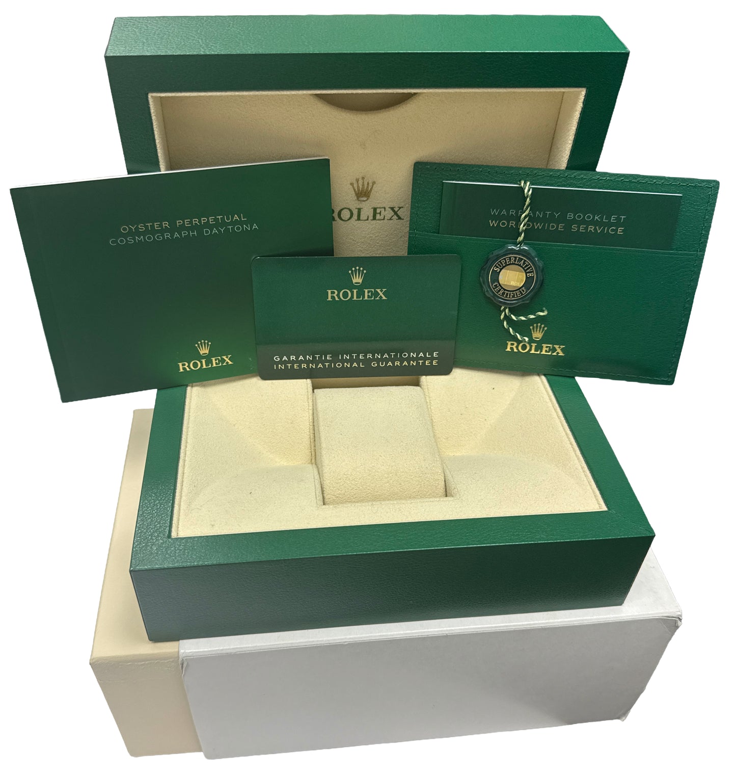 2022 PAPERS Rolex Daytona Cosmograph 40mm BLACK Steel Ceramic 116500 LN BOX