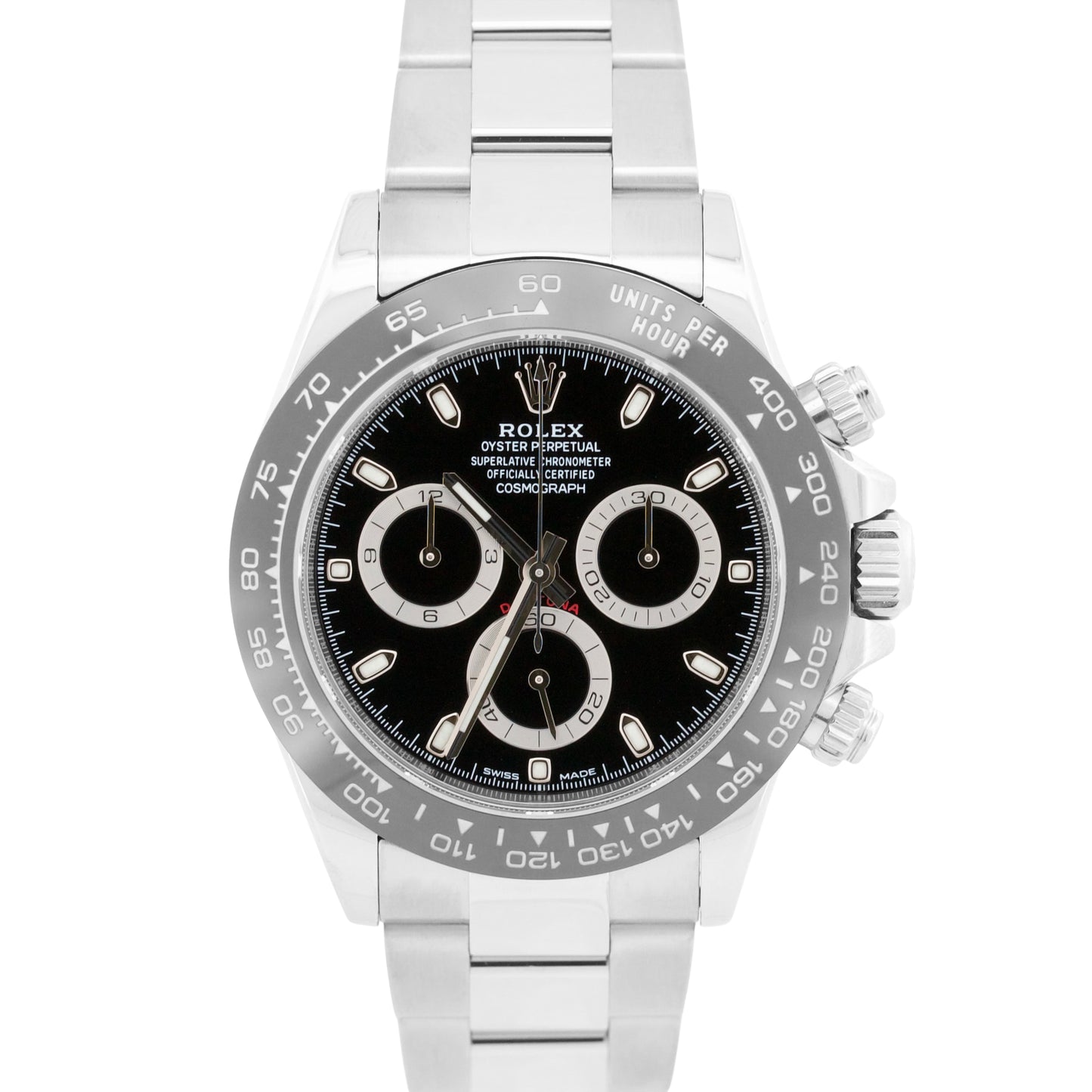 2023 PAPERS Rolex Daytona Cosmograph BLACK Ceramic 40mm Stainless 116500 LN BOX