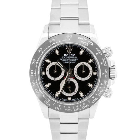 2023 PAPERS Rolex Daytona Cosmograph BLACK Ceramic 40mm Stainless 116500 LN BOX