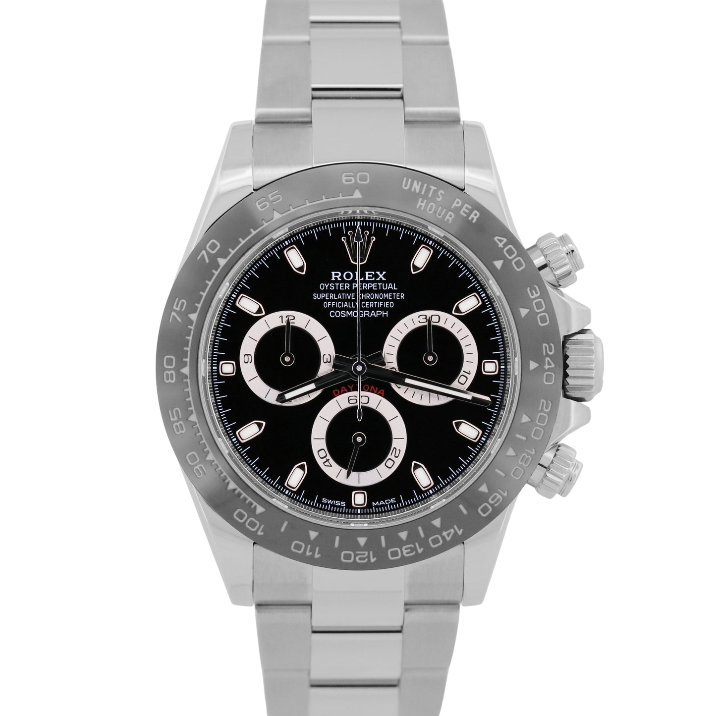 2022 PAPERS Rolex Daytona Cosmograph 40mm BLACK Steel Ceramic 116500 LN BOX