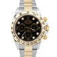 NEW CARD Rolex Daytona BLACK DIAMOND Two-Tone 18K Yellow Gold 40mm 116503 BOX