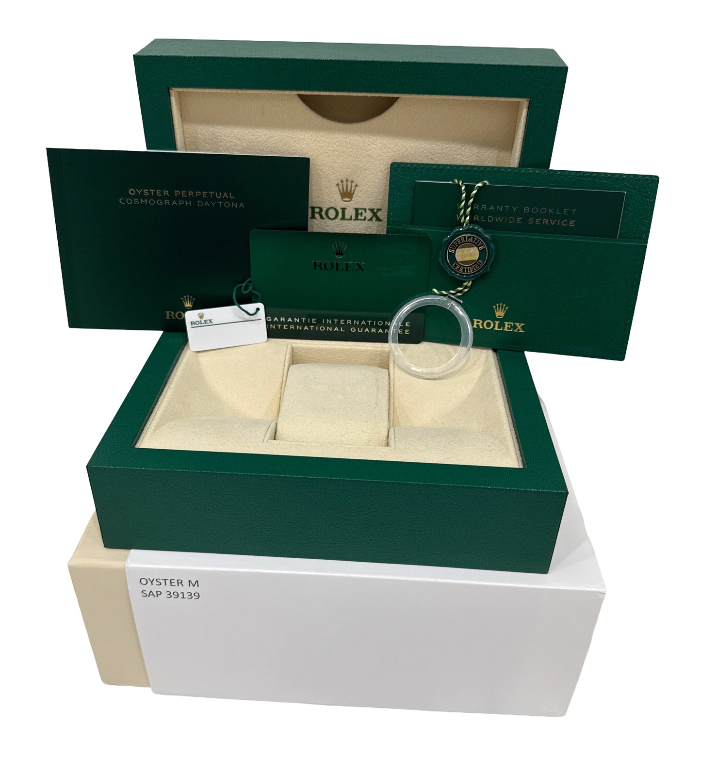 2023 PAPERS Rolex Daytona Cosmograph CHAMPAGNE 116503 18K Gold Two-Tone BOX