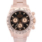 Rolex Daytona Cosmograph 116505 Black 40mm 18K Rose Gold Chronograph Watch Box