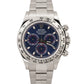 PAPERS Rolex Daytona Cosmograph FACTORY BLUE DIAL 18K White Gold 116509 BOX