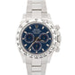 2022 PAPERS Rolex Daytona Cosmograph BLUE 18K White Gold 40mm Watch 116509 BOX