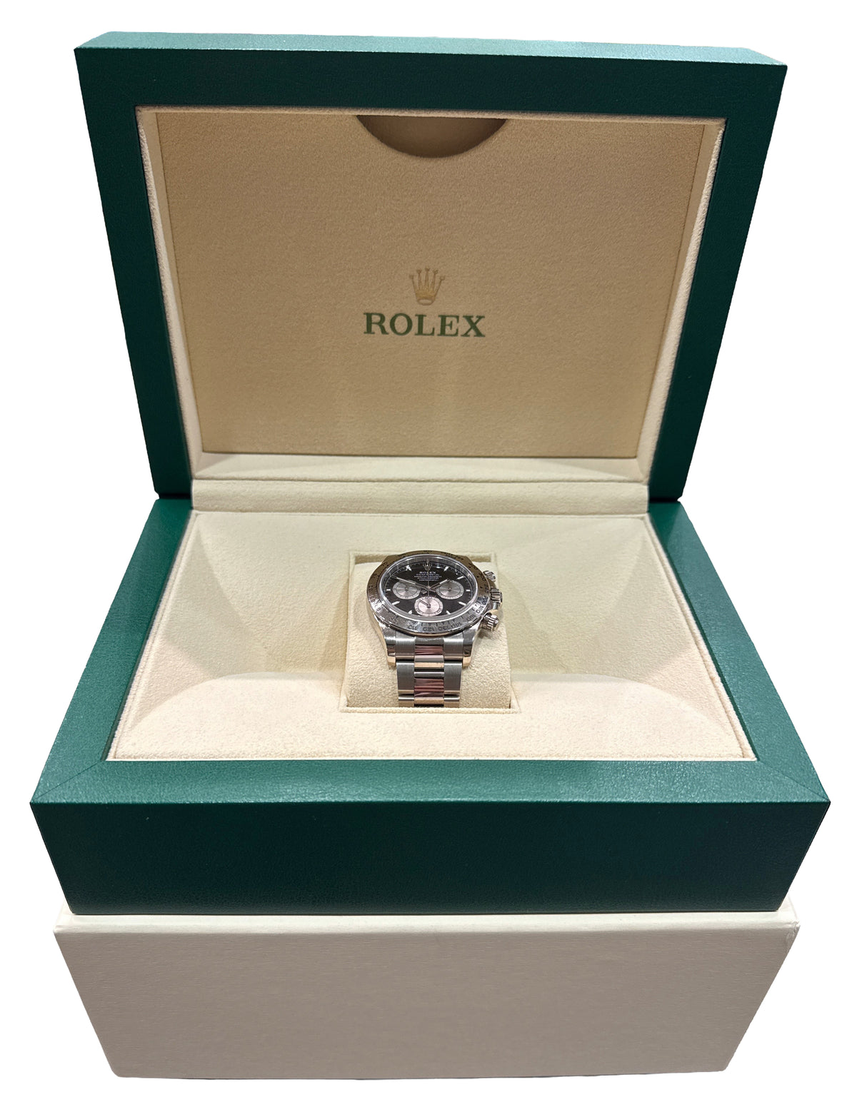 Rolex Daytona Cosmograph 126509 Black 18K White Gold Automatic Oyster Watch Box