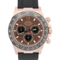 2023 Rolex Daytona CHOCOLATE Brown 18K Rose Gold 40mm Oysterflex 116515 LN BOX