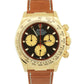 Rolex Daytona Cosmograph 116518 Paul Newman Black 18K Yellow Gold Leather Box