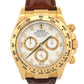 Rolex Daytona Cosmograph FACTORY WHITE DIAMOND 18K Yellow Gold REHAUT 116518 BOX