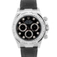 Rolex Daytona Cosmograph 116519 Black Diamond Baguette 18K Gold Leather 40mm