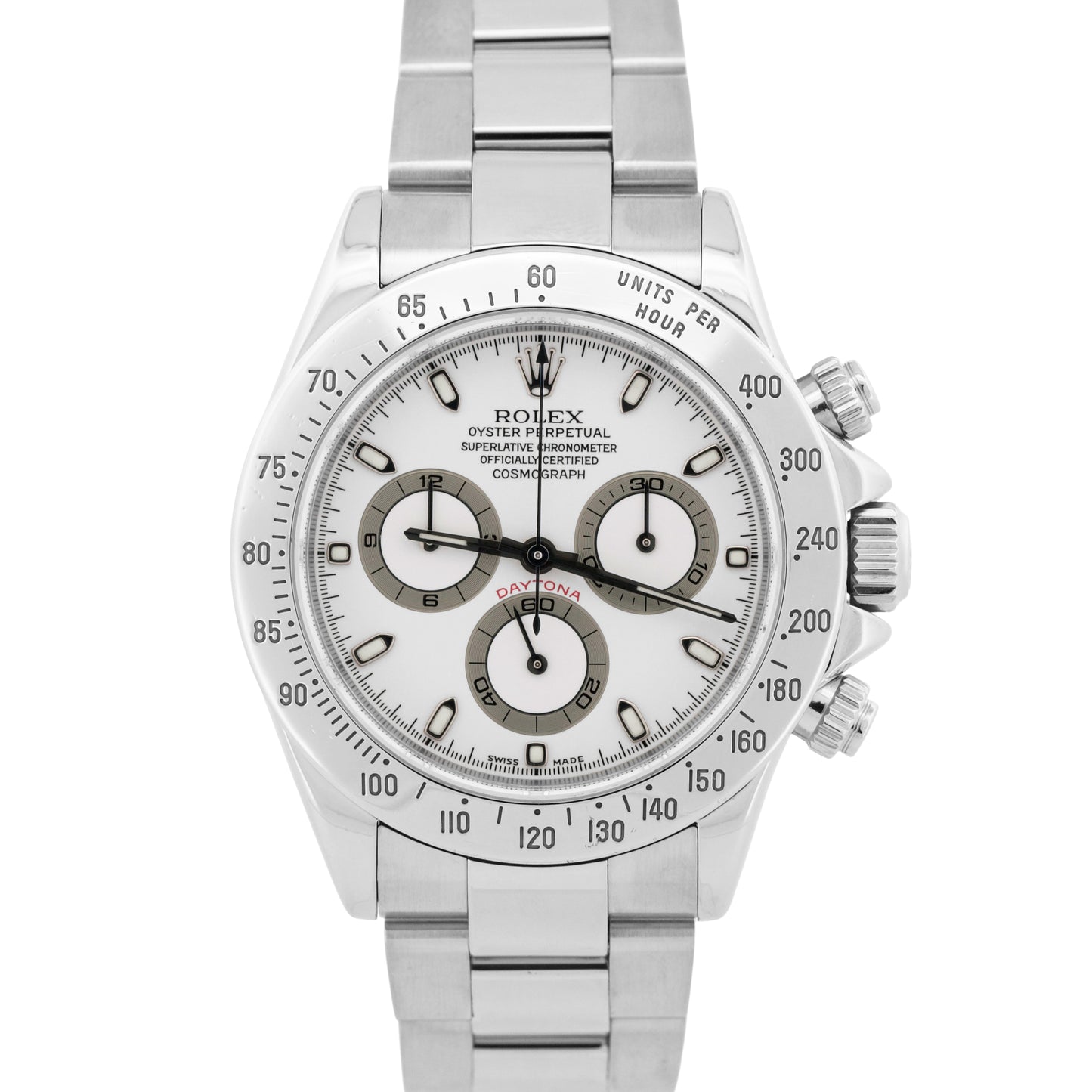 2021 RSC Rolex Daytona Cosmograph WHITE Panda Stainless Steel 40mm 116520 BOX