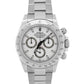 Rolex Daytona Cosmograph PANDA White Stainless Steel REHAUT Watch 40mm 116520