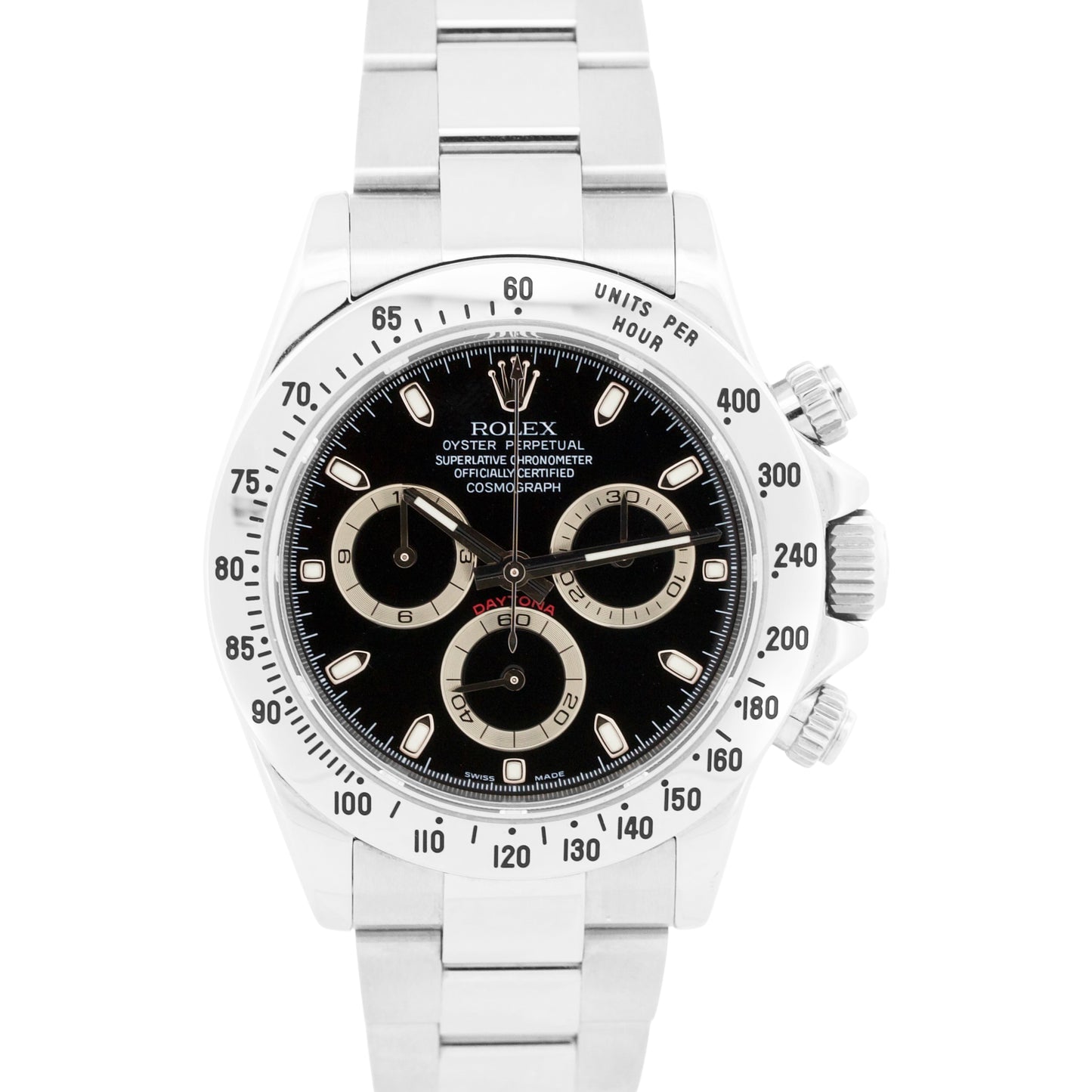 UNPOLISHED 2024 RSC PAPERS Rolex Daytona Cosmograph BLACK Steel 40mm 116520 BOX